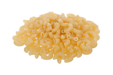 Gozzini pasta used for soups isolated on a white background