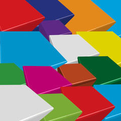 Colorful Square background