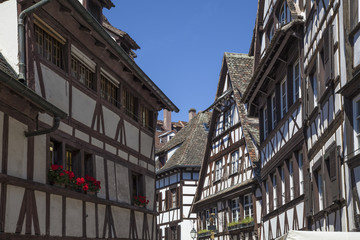 Old house in Alsace, France