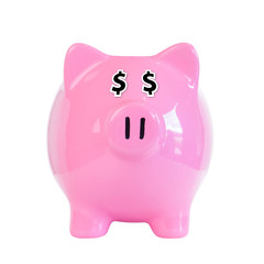 Sparschwein mit Dollarzeichen