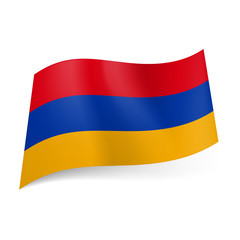 State flag of Armenia.