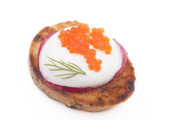 Caviar on Bread