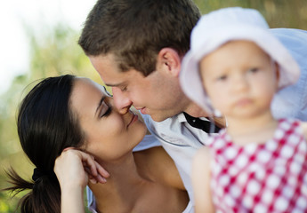 Fototapeta premium Happy family