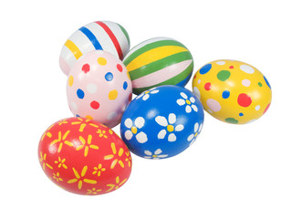 Real hand painted Easter eggs