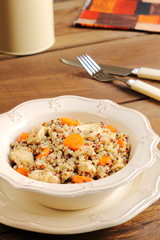 Quinoa with chicken and vegetables