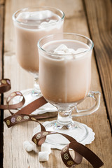Cups of Hot Chocolate with marshmallows