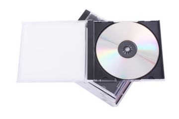 DVD case isolated on a white background.