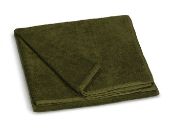 green towel