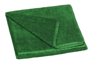 green towel