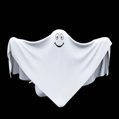 Halloween ghost, 3d