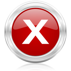 Fototapeta premium cancel icon
