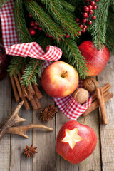 Weihnachtszeit, Äpfel