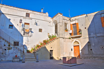 Episcopal palace. Monte Sant'Angelo. Puglia. Italy.