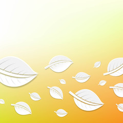 Naklejka premium Abstract Leaves
