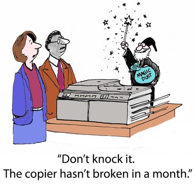 The Copier Works Like Magic From Merlin