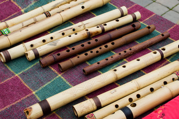 different musical flute © alesikka