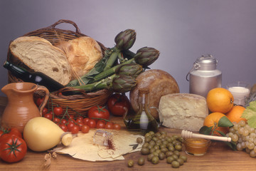 composizione di  prodotti alimentari