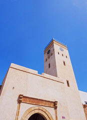 Fototapeta na wymiar Wieża zegarowa w Essaouira, Maroko