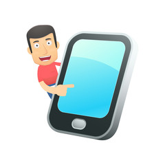 casual man in various poses for use in advertising,