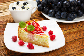 pastry with berries