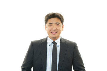笑顔のビジネスマン