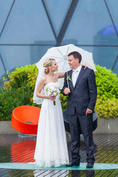 Rainy Wedding Day