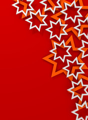 red stars background © neurostructure
