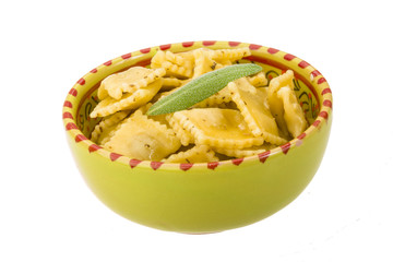 Ravioli with herbs