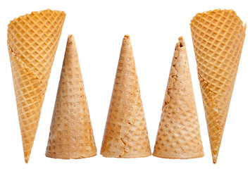 Ice cream cones set