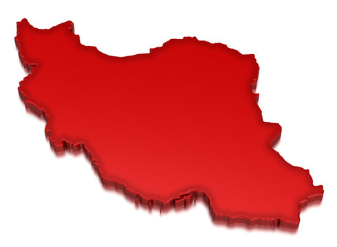 Iran (clipping path included)