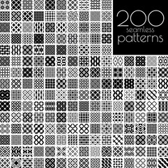Black and white ornament patterns - 56578991