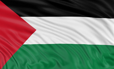 3D Palestinian flag