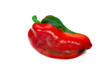 Red pepper isolated on white background
