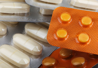 Background Made From Pills