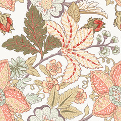 Vintage flower pattern - 56581395