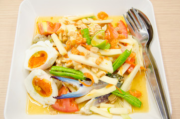 Thai salad (Som-Tum)
