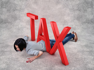 Girl under tax