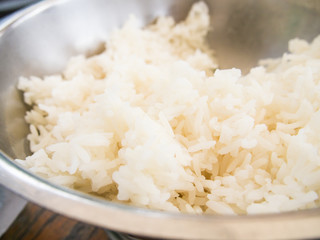 steamed rice