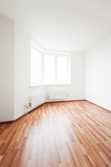 empty room with window