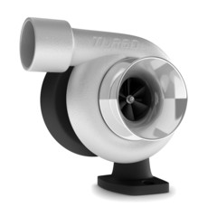 Car turbine isolated on white background