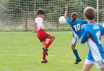 Fototapeta premium kid's football