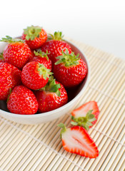 Beautiful fresh strawberries