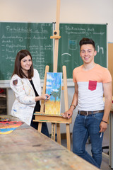 Kunstunterricht in der Schule