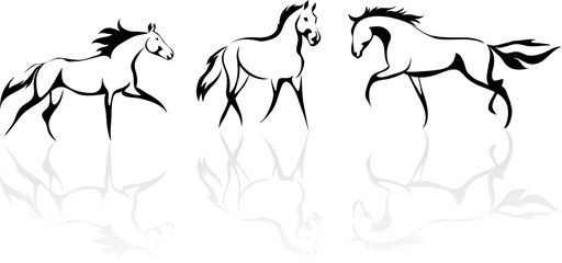 stylized horse