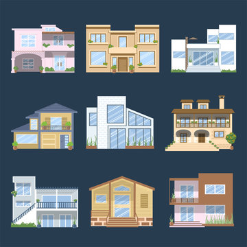 Casas con bonitos colores y dise&ntilde;os