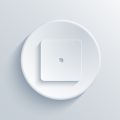 Vector light circle icon. Eps10