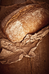 Close-up of traditional bread. 