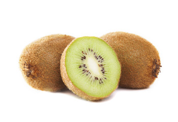 Obraz premium Kiwi fruit isolated on white background