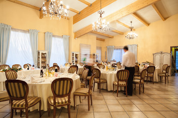Fototapeta na wymiar Restaurant interior