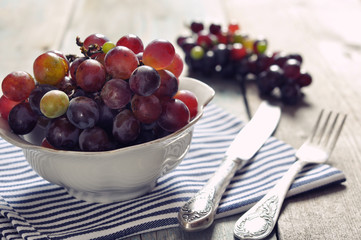 Fresh ripe grapes